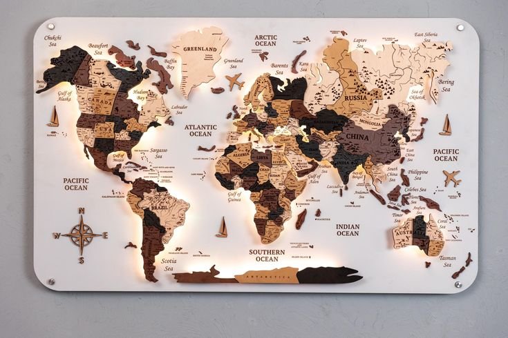 world map