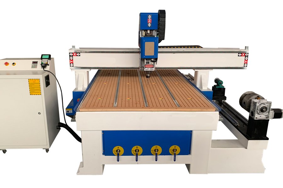 4 Axis Rotary CNC Router with DSP A18 Controller for 3D Cutting and Engraving EL-R1325 from Versign CNC