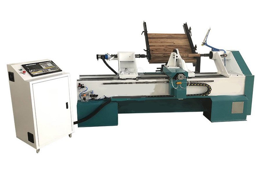 Versign CNC auto feeding wood lathe with spindle