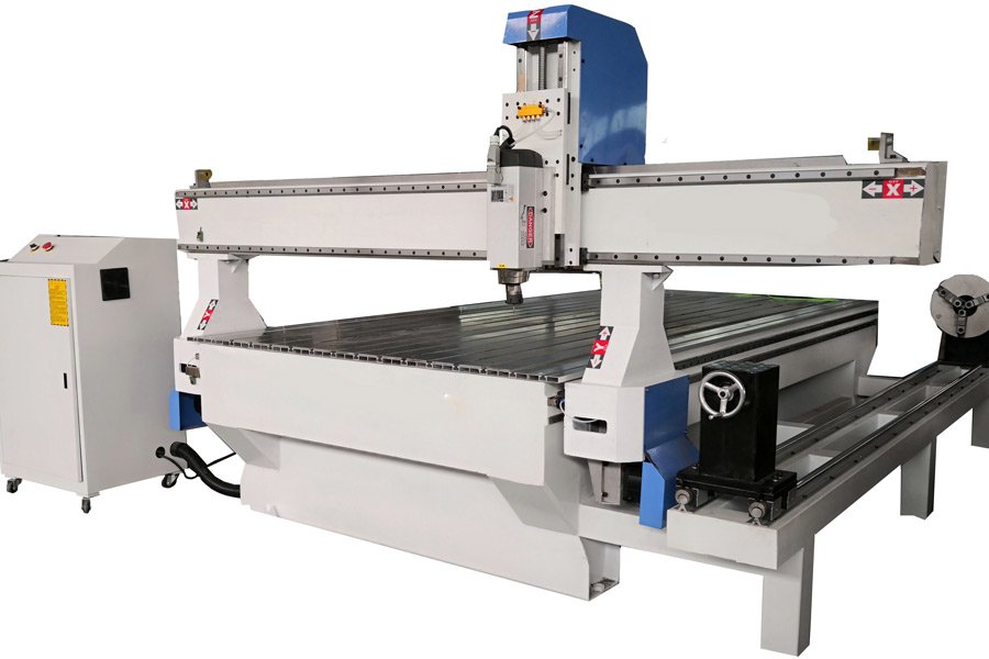 cnc router 4 axis 1530 1500x3000mm 5x10 ft working size rotary on side