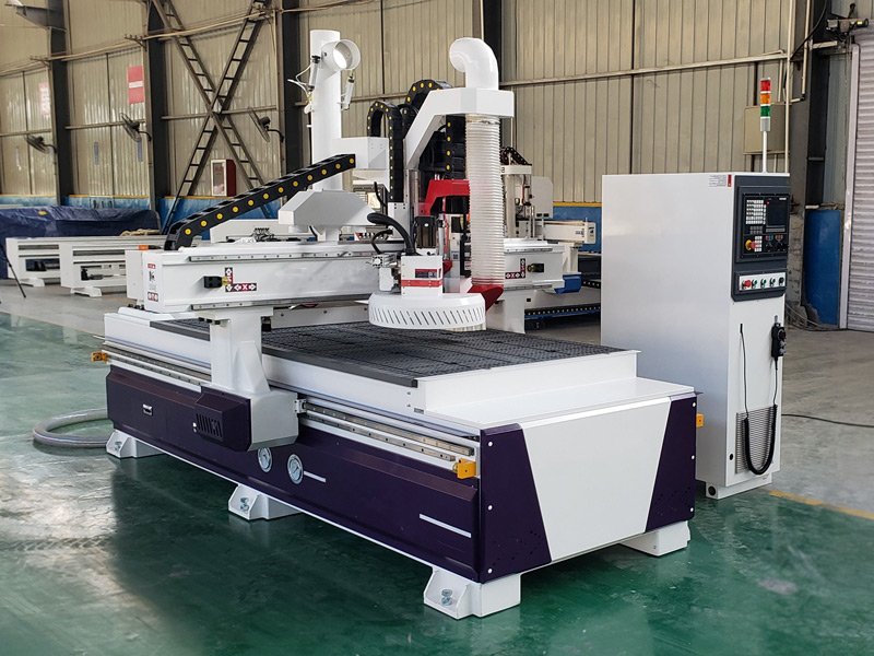 Versign CNC Router with ATC blue view 3