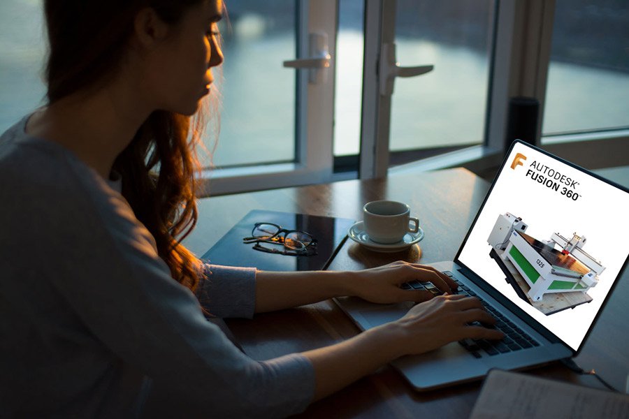 fusion 360 CNC Router computer interface